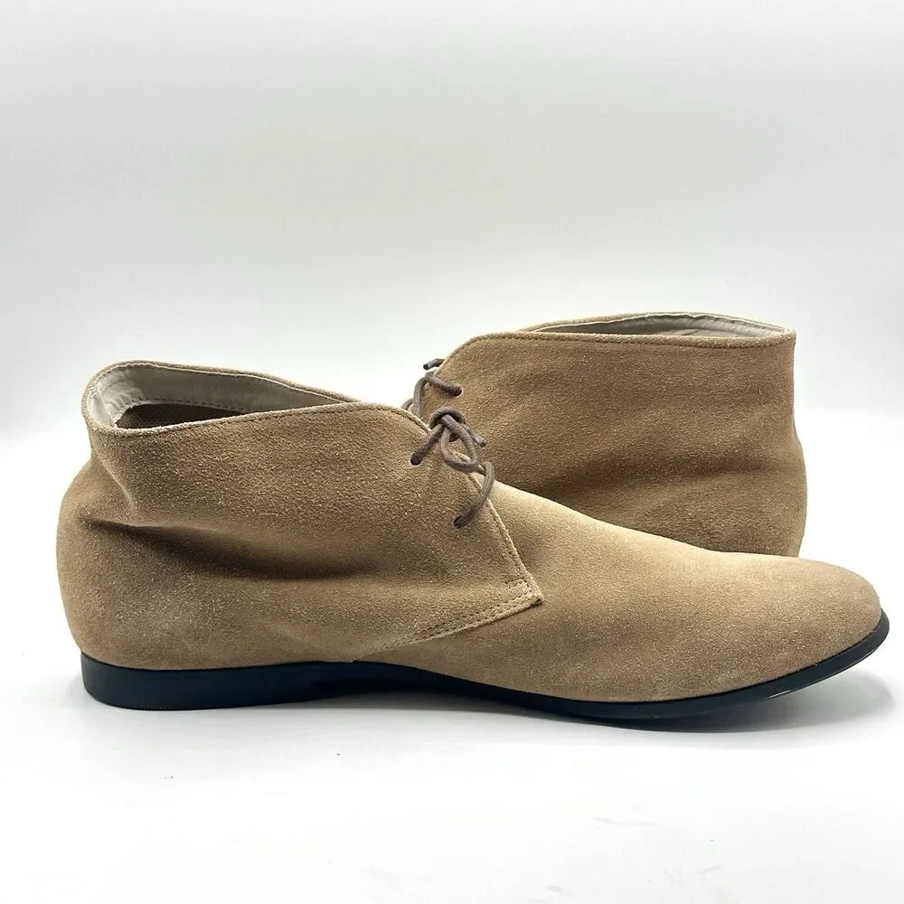 BED STU Men’s Chukka Desert Boots Brown Suede Size 9 Shoes Lace Up